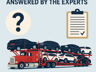 Top 10 Questions About Car Shipping, Answered by the Experts